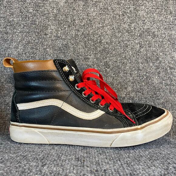 VANS Sk8-Hi MTE Scotchgard 3M Hiker Black Leather Size 9.5 Men\'s Shoes Hike